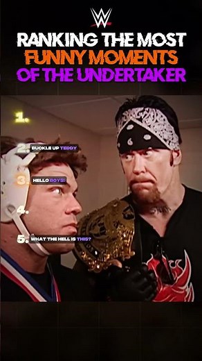 The Undertaker’s Funniest Moments Ever