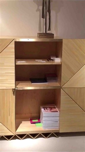 Folding doors - engineering that took a year to perfection #furniture #impossiblebuilds