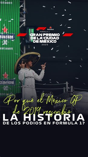 32K views · 1.6K reactions | Desde 2019, los podios en el México GP se volvieron aún más especiales. ¿Quién más recuerda la primera vez que se levantó un monoplaza al final de la carrera?  #F1 #Formula1 #MexicoGP #SoyParteDeLaH1ST0RIA | Mexico Grand Prix | Facebook