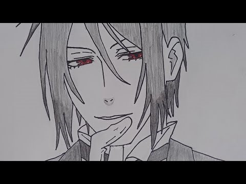 Drawing Sebastian.塞巴斯帝安。Black Butler