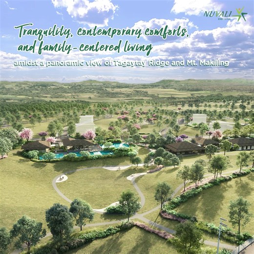Sereneo brings a refreshing vision of modern living to Nuvali, combining tranquility with contemporary comforts. With its panoramic views of Tagaytay Ridge and Mt. Makiling, this 40-hectare enclave is the ideal sanctuary for families seeking both peace and vibrancy. Embrace a lifestyle of comfort and family-centered living amidst lush green landscapes and world-class amenities. 🏡⛰️ Visit www.alveoland.com.ph to learn more about Sereneo Nuvali. #NuvaliPH | Nuvali