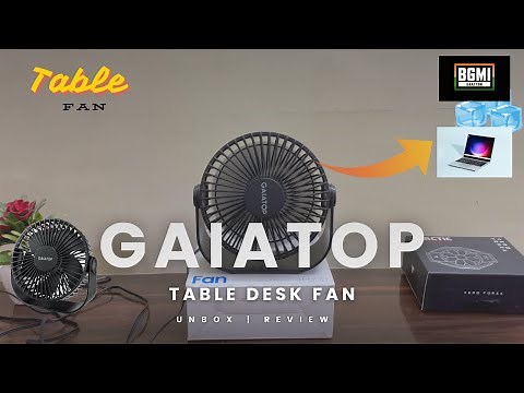 Table Fan for Gaming ? Gaiatop USB Desk Fan Unbox & Review