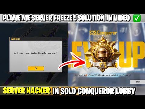 Server Freeze Hack in BGMI 😱How to Fix & Stay Safe | Solo Conqueror Push