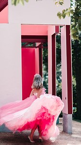 Full of pink fluff, a dress inspired by Barbie. 💖 Made with 150 yards of tulle and leaving glitter everywhere I went, some might say that’s what dreams are made of. | Bella Mae's Designs