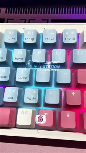 Keyboard Mechanical Fantech Atom x63‼️ #gaming #keyboardasmr #keyboardgaming #keyboard #setup