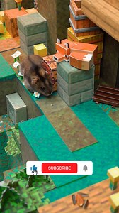 Hamster vs Granny in the Minecraft Dungeons - Redstone Mines 🐹 Homura Ham Pets | Homura Ham