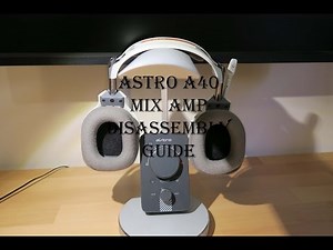 Astro A40 mix amp disassembly guide - How to fix loss of power micro usb port