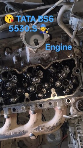 TATA BS6 5530.S Engine Fault 😱 | Engine Problem | Truck Mechanic 🧑‍🔧 #ytnasir1