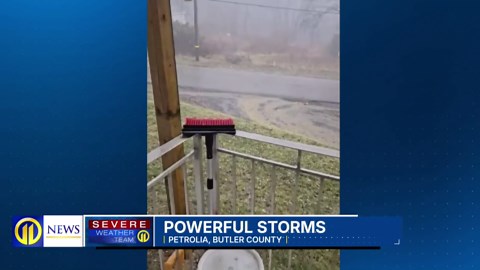 Strong storms tear apart roof of century-old barn in Butler County