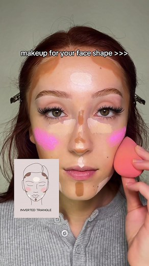 Inverted Triangle Makeup Tips for Your Face Shape