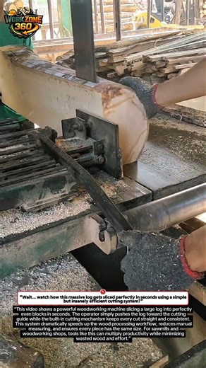 This Wood Cutting Machine Is Crazy Fast! Perfect Log Slice You Must See #woodworking #tools #factory