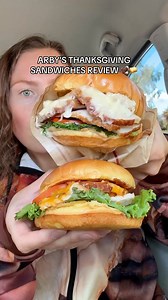 TRYING ARBY’S THANKSGIVING TURKEY SANDWICHES! 🦃🥪 Happy November friends! @arbys #arbys #thanksgiving #turkeysandwich #fastfood #turkey #fallfood #arbysmenu #clubsandwich #deepfriedturkey #stuffing #turkeyseason #november #sauce #bacon #newfood #newfoods #tastetest #tryingnewfoods #foodreview #fastfoodreview #sandwich #holidayfood | Morgan Chomps