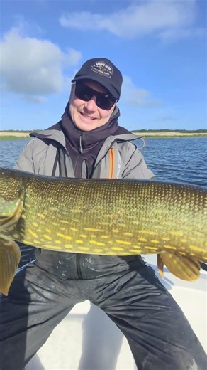Another meter-long fish on the board 😉#fishingguides #savagegear #garmin