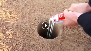 Výroba bieleho obláčika (Colgate   Cola   Peroxid vodíka)