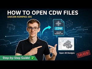 How to Open CDW Files (ASCON KOMPAS-3D)