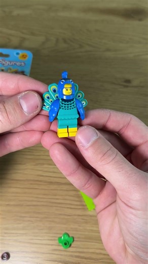 🦚 LEGO Peacock Minifigure Is Pure Art! | Mini Figurines #legoshorts #legominifigures #series28