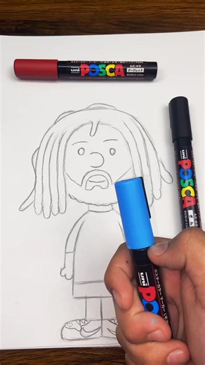 J cole drawing ✍🏻 💙in penutes movie form hope U guys enjoyed #jcole #artists #smiling#blowthisup #viral #drawing | Anthony Wright