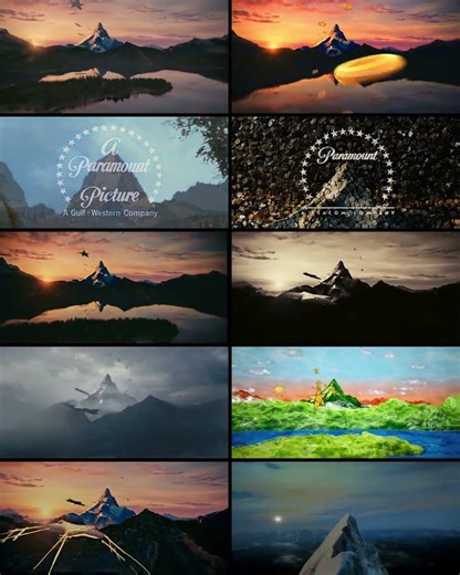 many unique looks, one iconic logo ⛰️ #Paramount #shorts