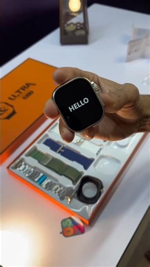 Y80 Ultra Smartwatch With 8 StrapY80 Ultra Smartwatch-Key Features📱 Display: 2.02" HD IPS (240x284)📞