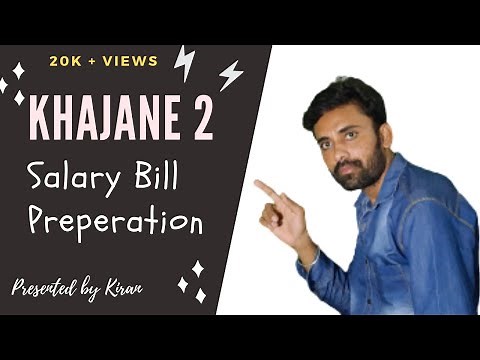 Khajane 2 Salary Bill Preparation
