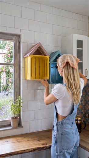 Upcycling Wooden Crates into House Wall Shelves