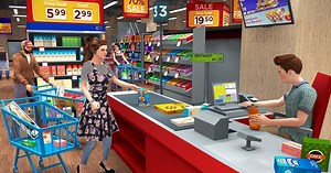 Download & Play Super Market Atm Machine Simulator: Shopping Mall on PC & Mac (Emulator)