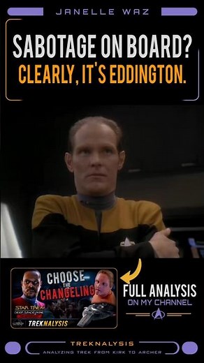 Sabotage on the Defiant? Everyone knew to look at Eddington #StarTrek #StarTrekDS9