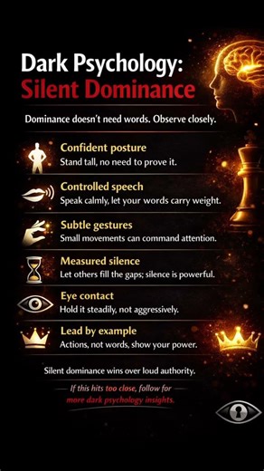 Dark Psychology: Silent Dominance — Power Without Words