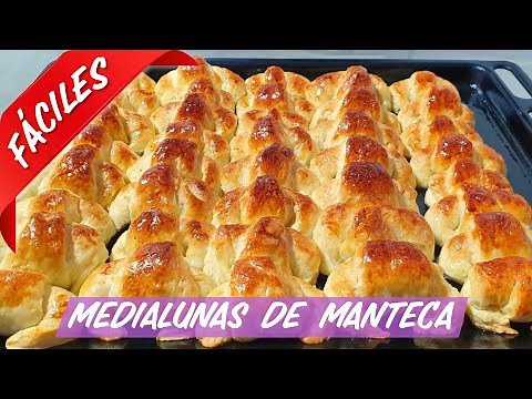 MEDIALUNAS DE MANTECA FÁCILES DE HACER!