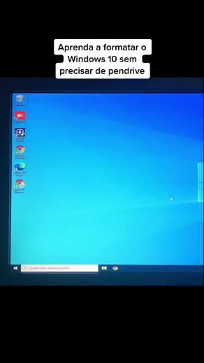 Formate seu Windows 10 sem precisar de um pendrive!#informatica #ti #suportedeti