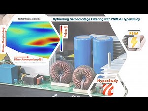 Optimizing Design and Costs for a Second-Stage power supply filter with PSIM & HyperStudy