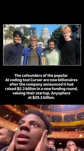 Artificial Intelligence (AI) Wing on Instagram: "Cursor, an AI-powered code editor developed by Anysphere, has rapidly risen to a $29.3 billion valuation after a $2.3 billion funding round and now generates over $1 billion in annualized revenue. Used by millions of developers across 50,000 enterprise teams, it integrates major AI models and, in 2025, introduced its own model, Composer, to speed up code generation and reduce reliance on third-party systems. Anysphere’s revenue growth from $1 mill