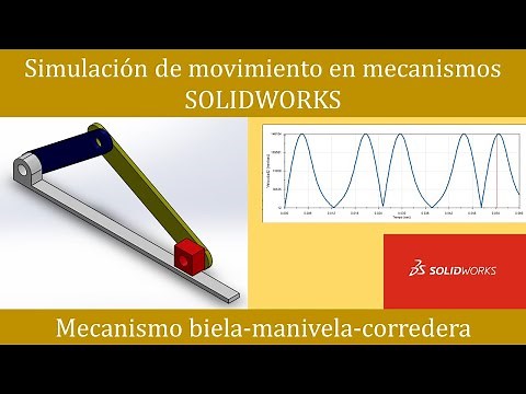 Motion Simulation in Solidworks. Crank-Connecting Rod Mechanism
