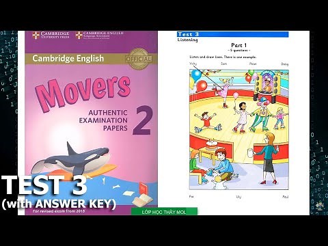 Movers 2 TEST 3 - Listening Tests 3 | Lớp Học Thầy Mol