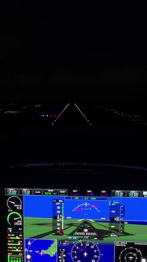 Piper cub landing in Tobago on msfs