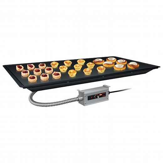 Hatco Built-In Rectangular Heated Base Glass Shelf