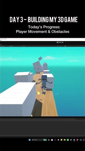 Building My First Level in Unity | Game Development #Shorts #unity3d #gamedev #gamedesign #gamer