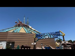 Star Wars Hyperspace Mountain 4K Experience POV with Excellent Lighting Disneyland Paris