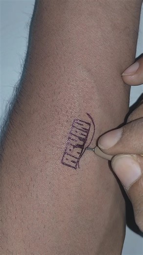 Aryan Name tattoo designs using pen tattoo #tattoo #tattoo #tattoofun #tattoing #peacocktattoo