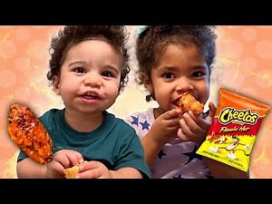My Toddlers Try Spicy Foods For The First Time!
