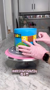 14K views · 354 reactions | Mario theme cake #mario #cake #cakevideo #cakedecorating | Angie's Cake's Bakery, LLC | Facebook