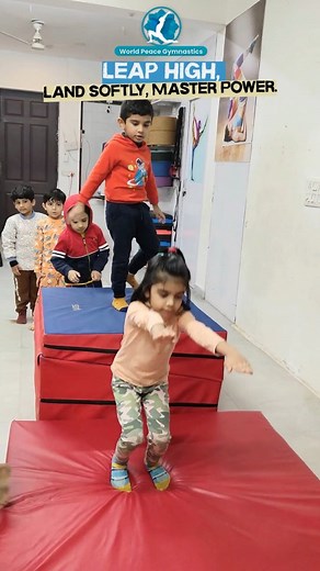🌟 Leap High, Land Softly, Master Power. That’s the rhythm of every young gymnast learning to trust their body, build real strength, and move with fearless confidence. At World Peace Gymnastics, kids train through playful drills, safe techniques, and power-building moves that shape balance, agility, and athletic control. Every jump gets higher. Every landing gets smoother. Every child gets stronger. 💪✨ 📍 Sec 46, Gurugram 📞 08527964595 Let your child discover their inner power. 🌈 #worldpeaceg