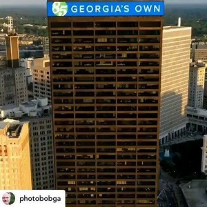 We think the #GeorgiasOwnSign looks awesome from anywhere in Atlanta ...this view tho 😍🙀 | Georgia's Own Credit Union