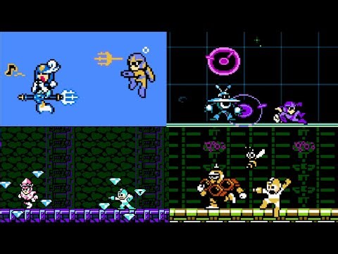 Fighting Mega Man 9 Robot Masters with Their Own Weapon!