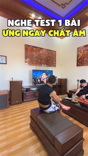 Nghe nhạc cực mê chất âm dàn karaoke Hunter Pro tại nhà anh Bảo ở Bắc Giang