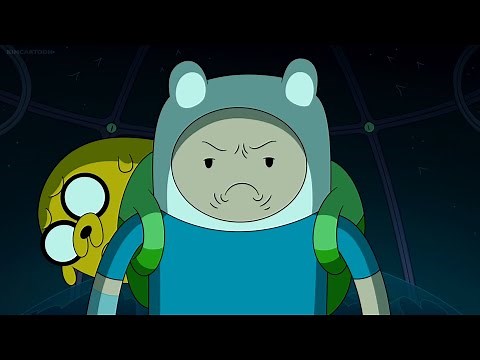 The Lich Reveal, Finn and Jake fight.