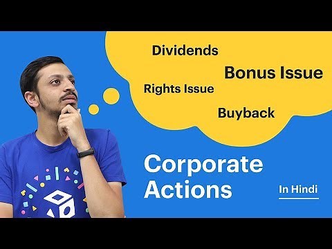 Corporate Actions and its impact on stock price