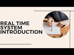 real time system (rts) , introduction, types of rts, block diagram,