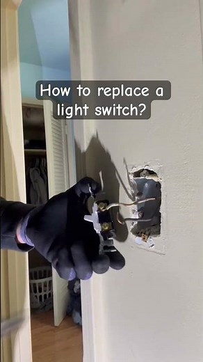 How to replace a light switch? #diy #homeimprovement #tips #tipsandtricks