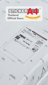 [StickerA4.com] สติกเกอร์กระดาษขาวด้าน A4 แพ็ค 50 แผ่น และ A5 / A6 แพ็ค 100 แผ่น เกรดเอ | Lazada.co.th